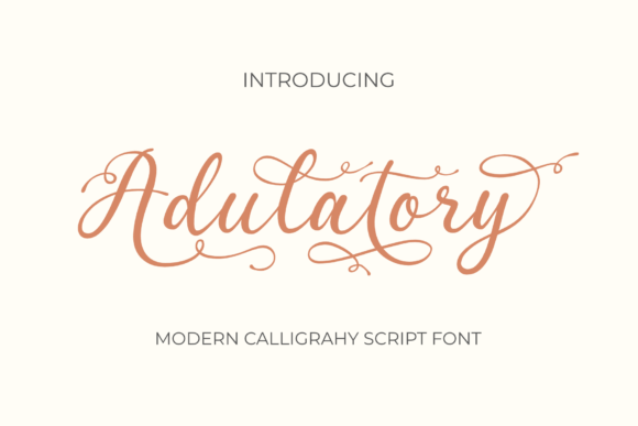 Adulatory: The Elegant Script Typeface for Handmade Brands