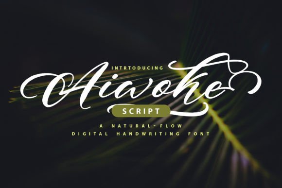 Aiwoke: A Stylish Script Font for Bold Campaign Design