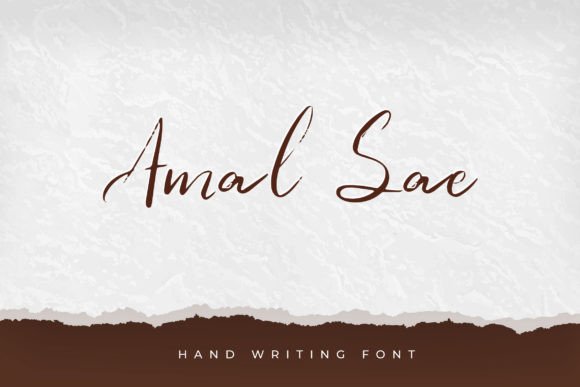 Amal Sae: A Script Font That Elevates Branding Projects