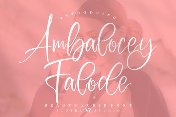 Ambalocey Falode: A Script Font for Digital Marketing and Branding