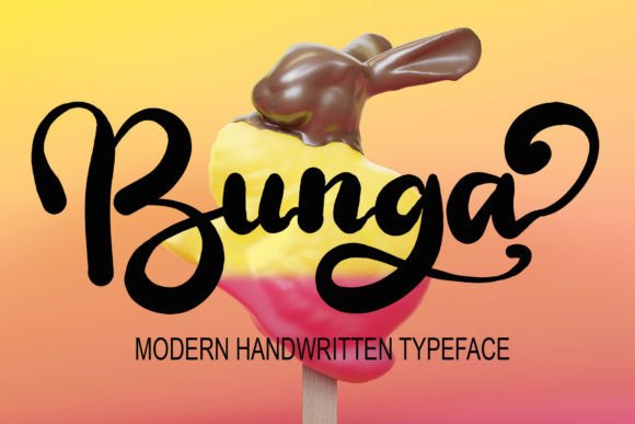 Bunga Font for Small Business Branding