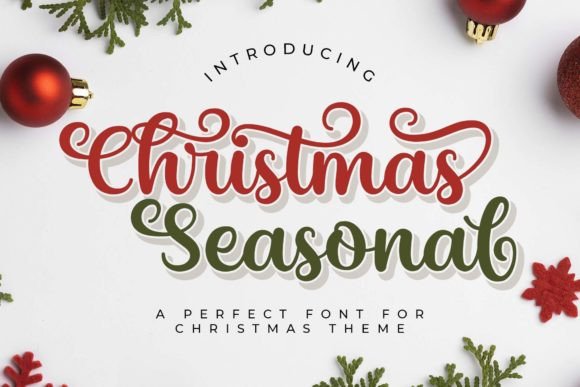 Christmas Seasonal Font for a Cozy Brand Upgrade