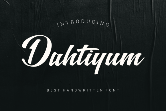 Dahtiyum: The Handwritten Typeface That Elevates Small Business Branding