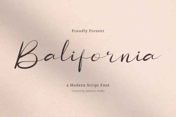 Designing with Balifornia: A Modern Script Font for Editorial Projects