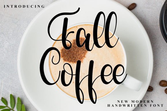 Fall Coffee Font for Editorial Design