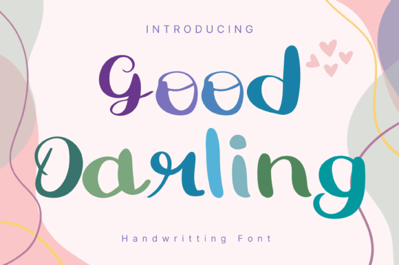 Good Darling: A Whimsical Font for Editorial Design