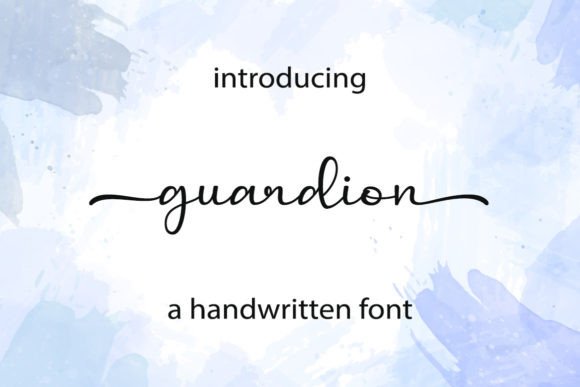 Guardion: The Enchanting Handwritten Font for Handmade Brands