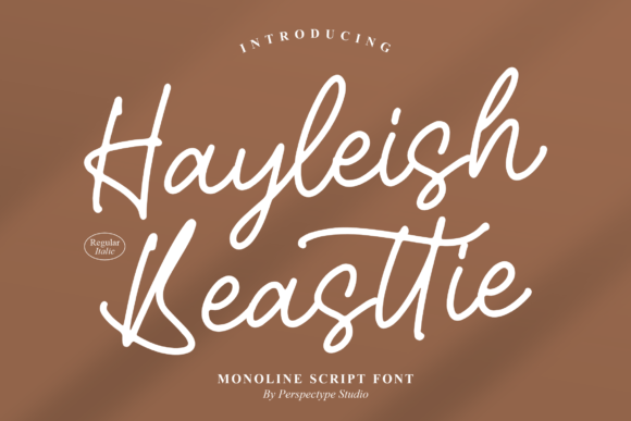 Hayleish Beasttie: A Script Font for Editorial Elegance