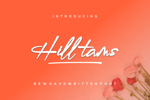 Hilltams: A Charming Handwritten Font for Craft Projects