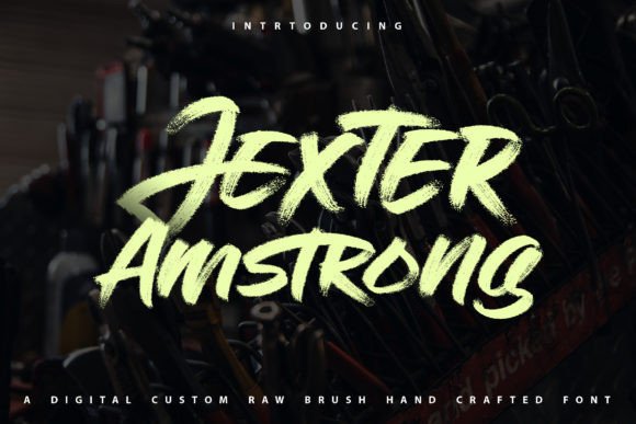 Jexters Amstrong: A Modern Font for Your Brand’s Visual Upgrade