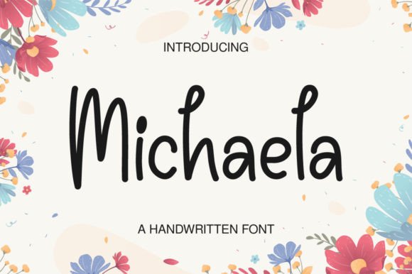 Michaela: A Handwritten Font for Editorial Design
