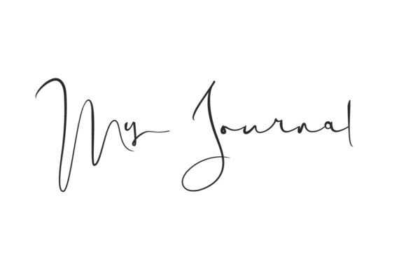 My Journal: A Delicate Script Font for Editorial Elegance