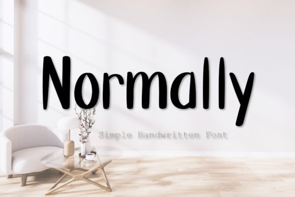 Normally Font for Web Design and Branding