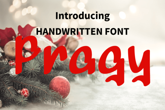 Pragy: A Script Font for Modern Branding