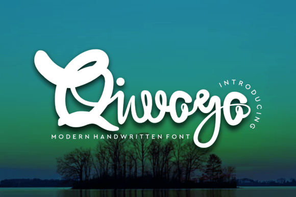Qiwoyo: A Handwritten Font for Modern Editorial Design