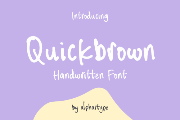 Quickbrown Font for Engaging Brand Visuals