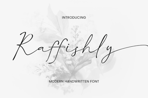 Raffishly: A Luxurious Handwritten Font for Web Design