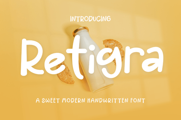 Retigra: The Bold Handwritten Typeface for Authentic Craft Brands
