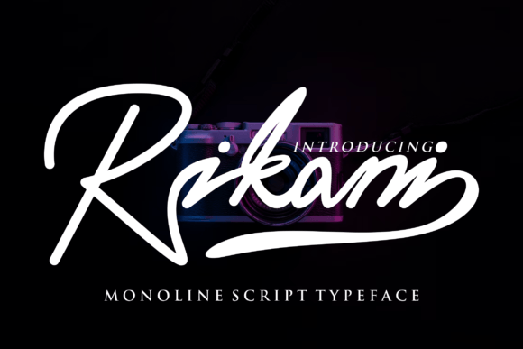 Rikani – A Classy Handwritten Font for Craft Projects