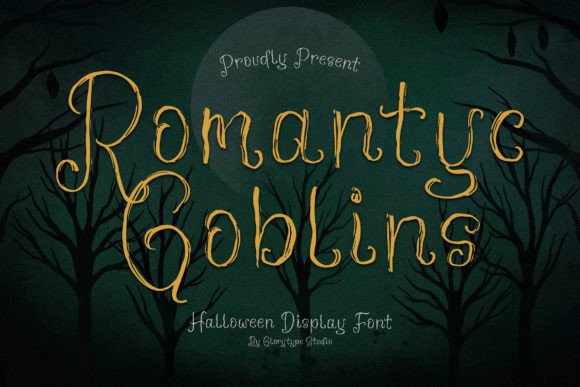 Romantyc Goblins Font for Handmade Creations
