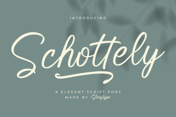 Schottely – A Font That Elevates Your Brand's Visual Story