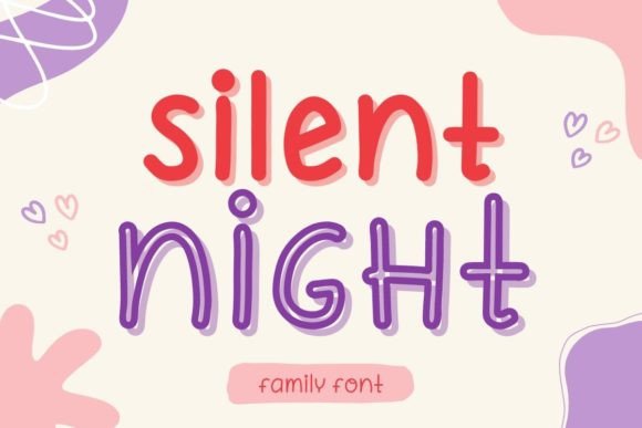 Silent Night Font for Web Design Projects