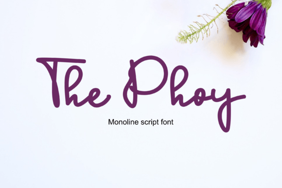 The Phoy: A Handwritten Font That Elevates Editorial Design